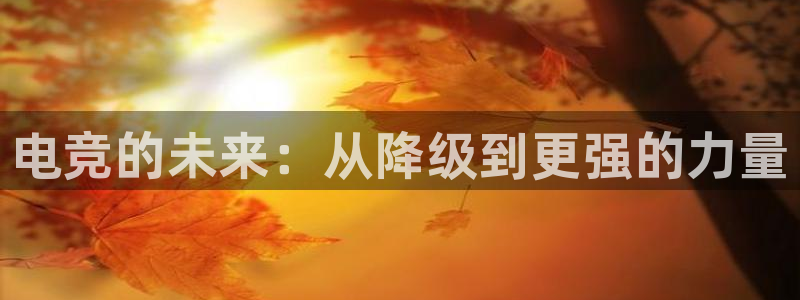 乐竞电竞：电竞的未来：从降级到更强的力量