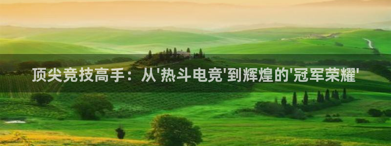 乐竞电竞体育官网：顶尖竞技高手：从\'热斗电竞\'到辉煌的\'冠军荣耀\'